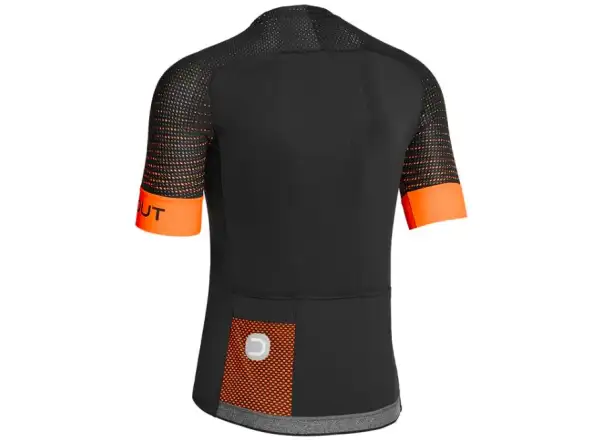 Dotout Hybrid pánsky dres s krátkym rukávom Black/Fluo Orange