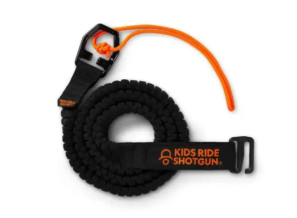 Kids Ride Shotgun Quick Fit ťažné lano čierna
