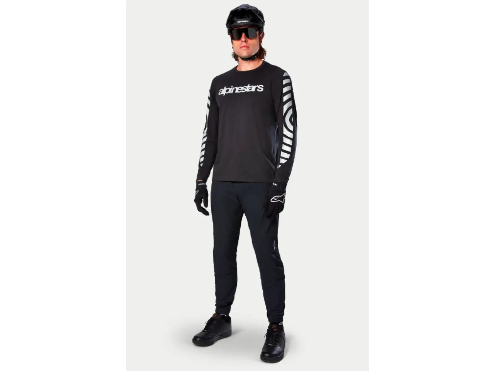Alpinestars A-Dura Dri Oscar pánsky dres dlhý rukáv Black Reflective