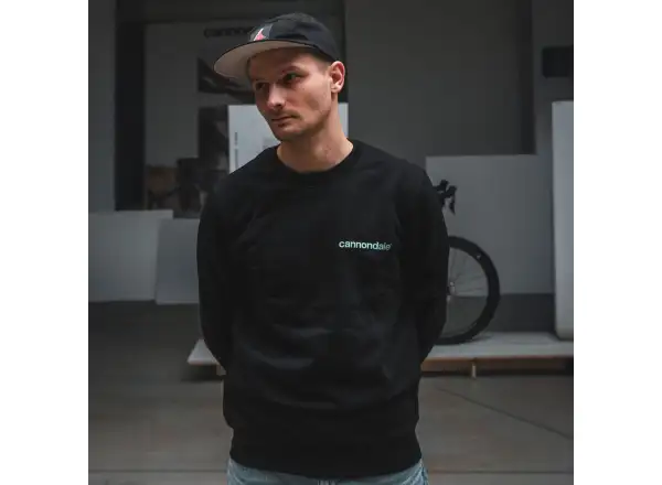 Cannondale Lifestyle pánska mikina dlhý rukáv Cool Mint/Black