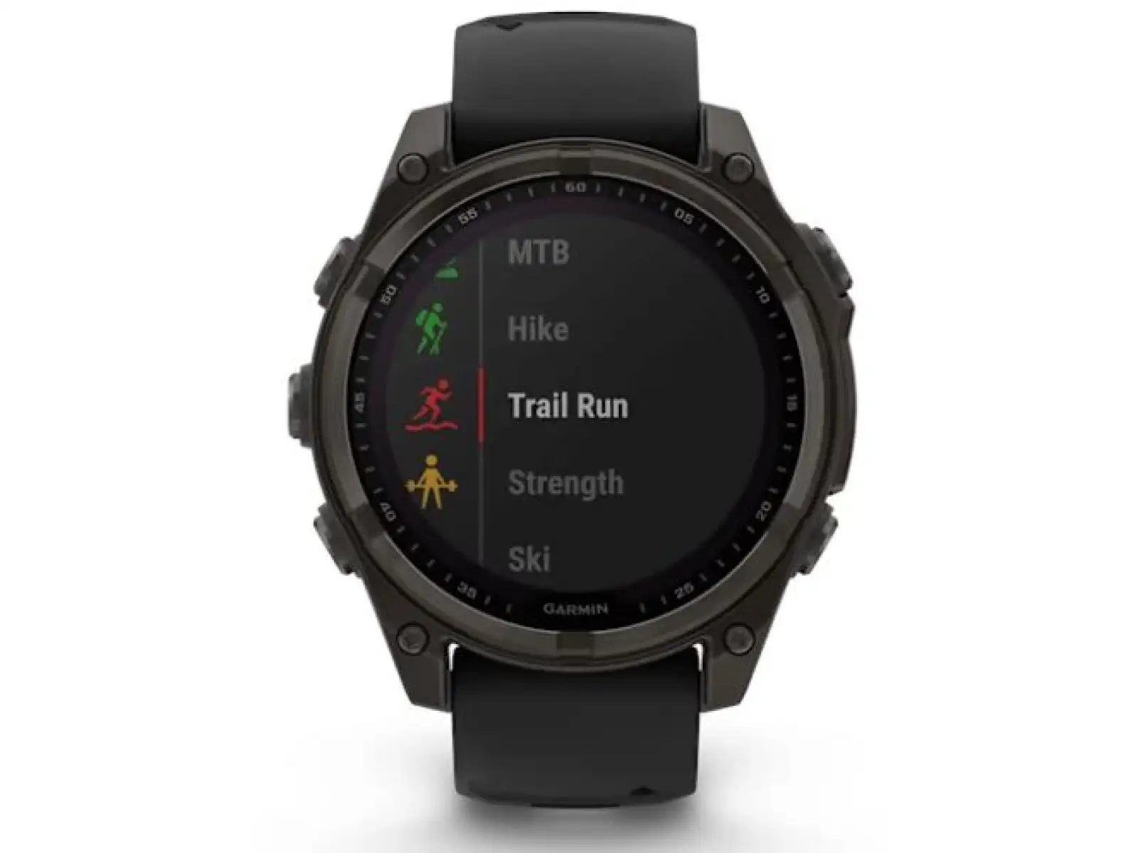 Garmin fenix 8 - 47 mm Solar Sapphire inteligentné hodinky Carbon Gray DLC Titanium Black/Gray