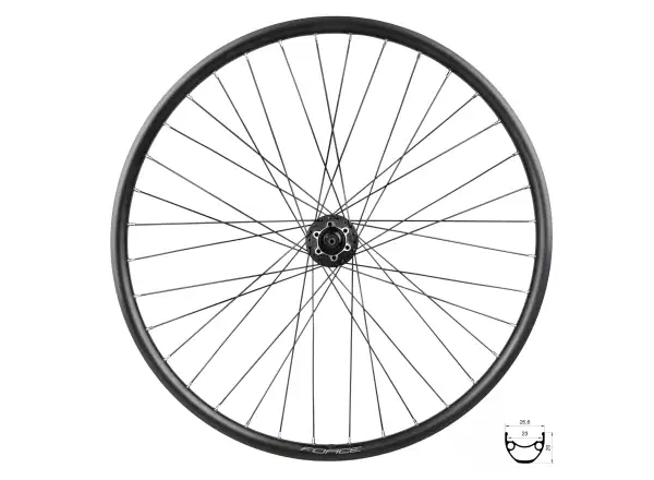 Force XC Disc 559x23 zadné vypletené koleso FHM475 36 dier