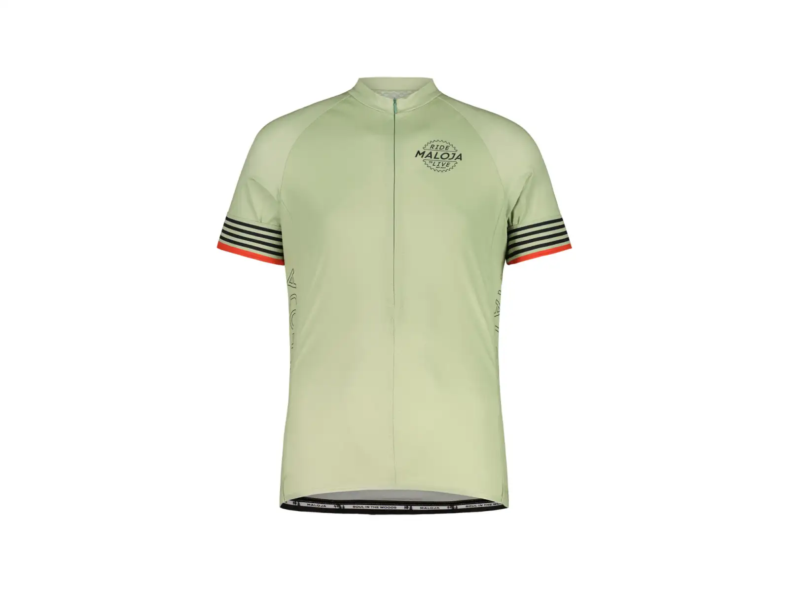 Maloja TeseroM. pánsky dres krátky rukáv Pastel Pine