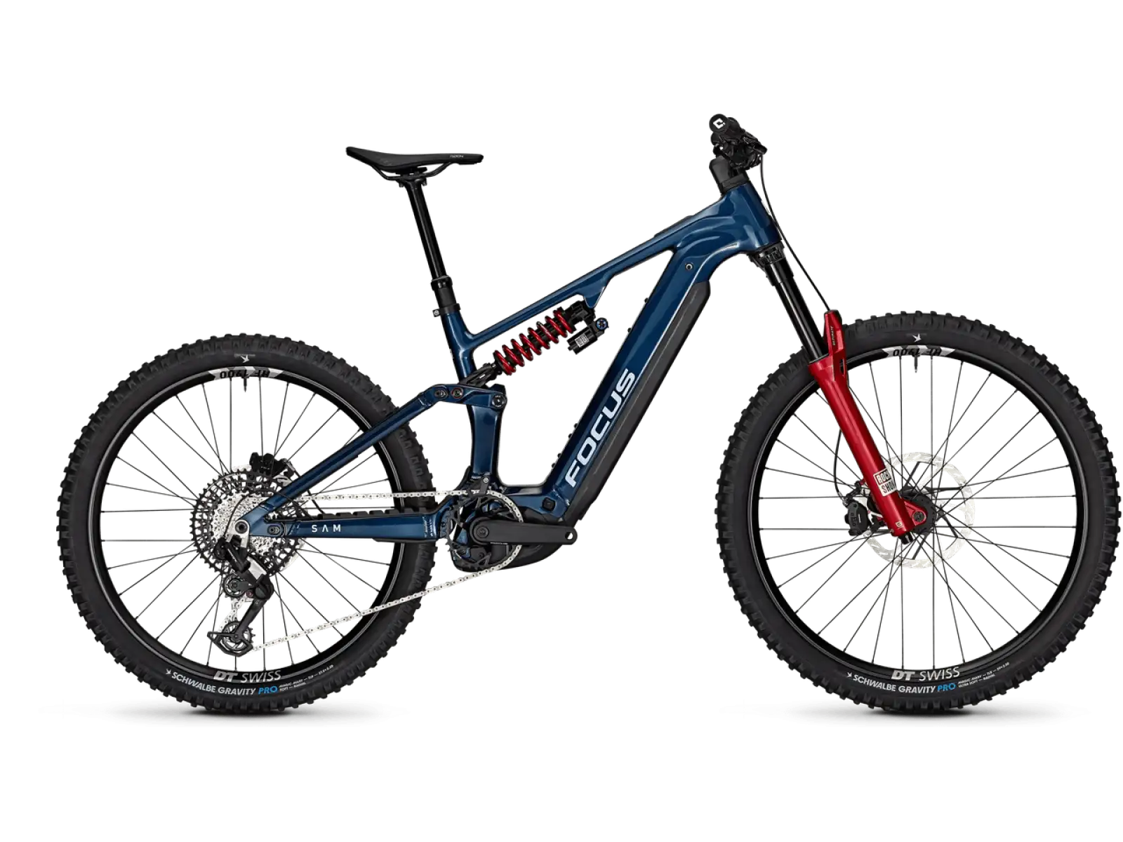 Focus SAM 9 600Wh elektrobicykel Azurblue / Sydneyblue