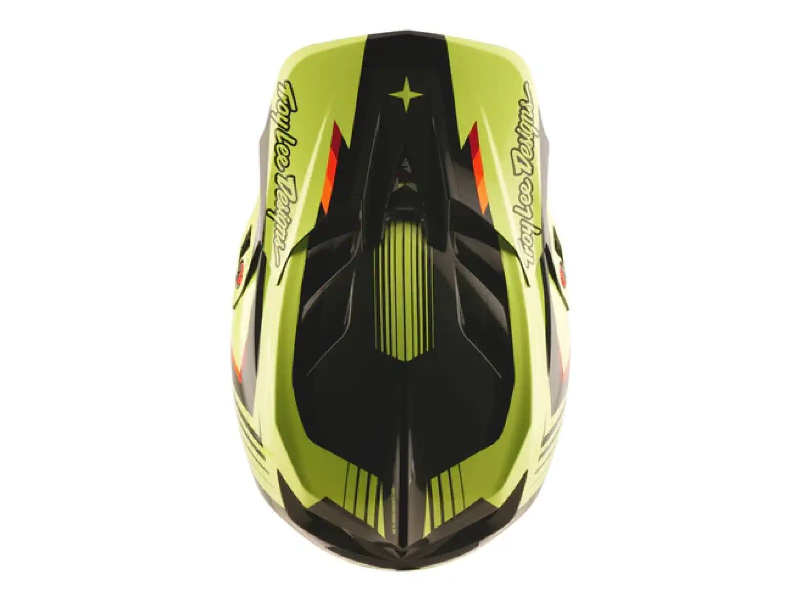 Troy Lee Designs D4 Polyacrylite Qualifier prilba Black/Yellow