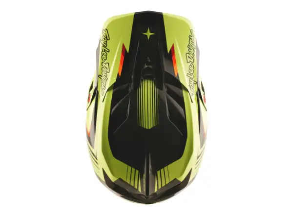 Troy Lee Designs D4 Polyacrylite Qualifier prilba Black/Yellow