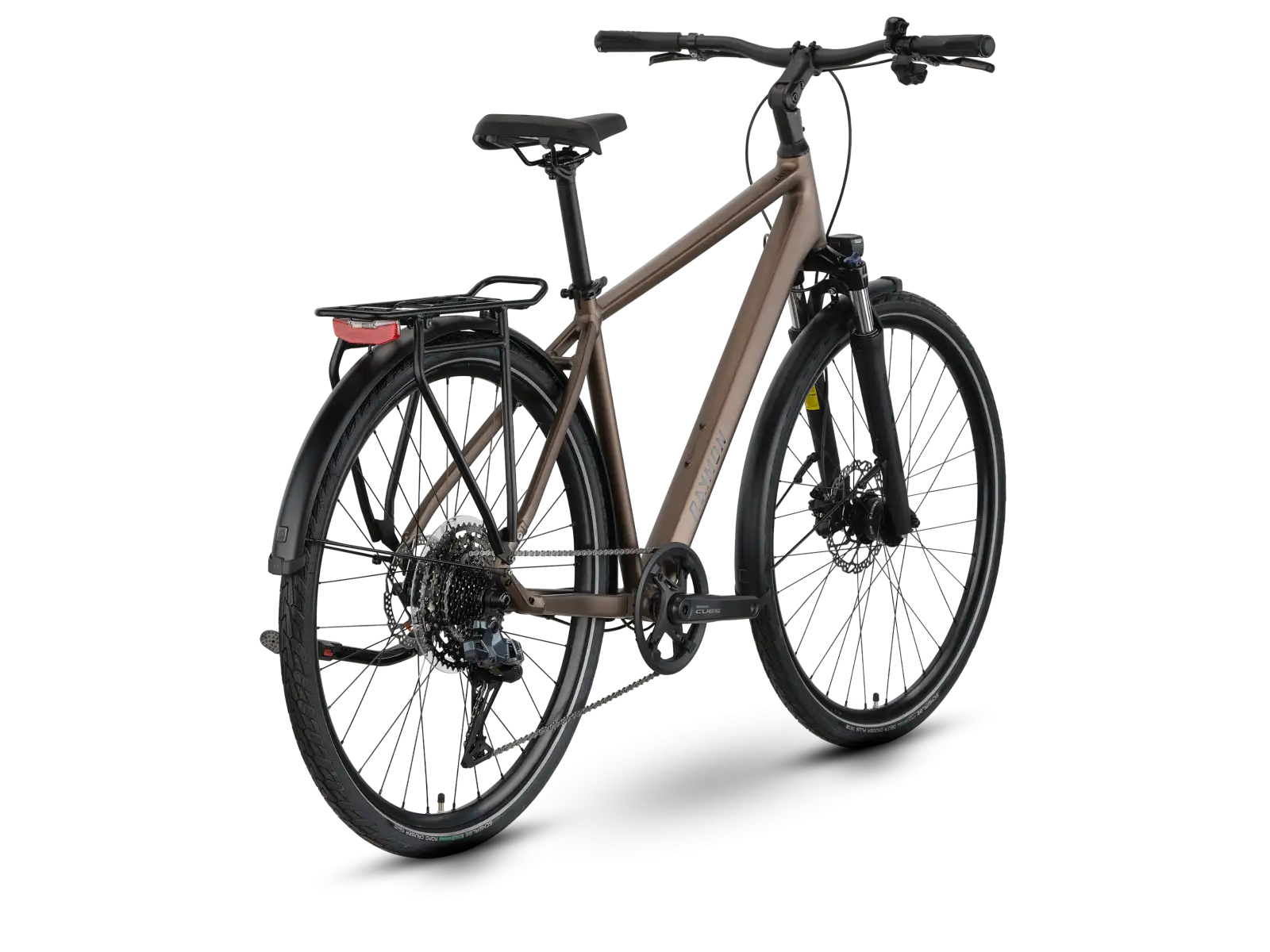 Raymon Zayn Auto Diamond trekingový bicykel Mushroom/Black