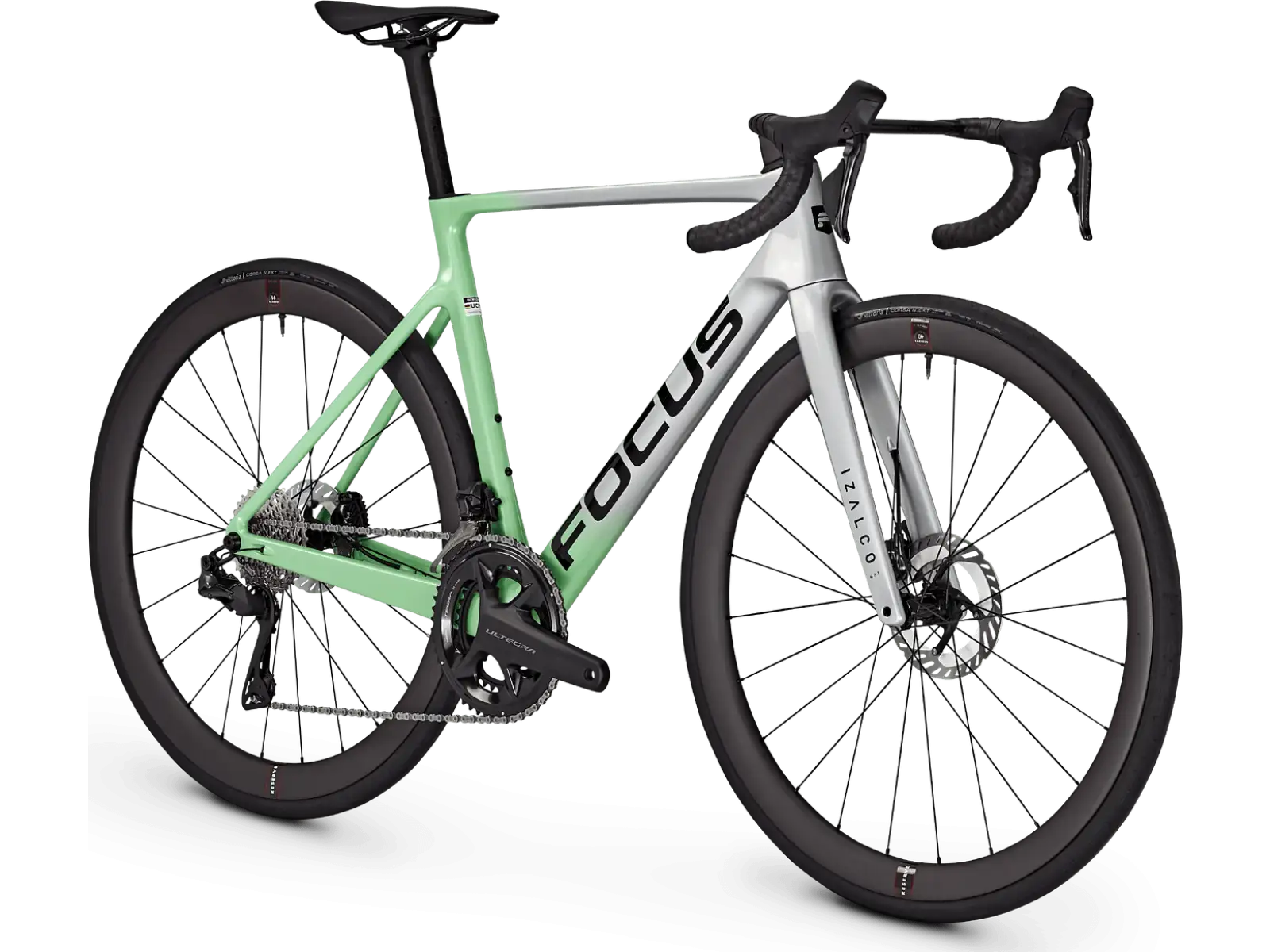 Focus IZALCO MAX 9.7 cestný bicykel Nepalsilver / Mintgrey