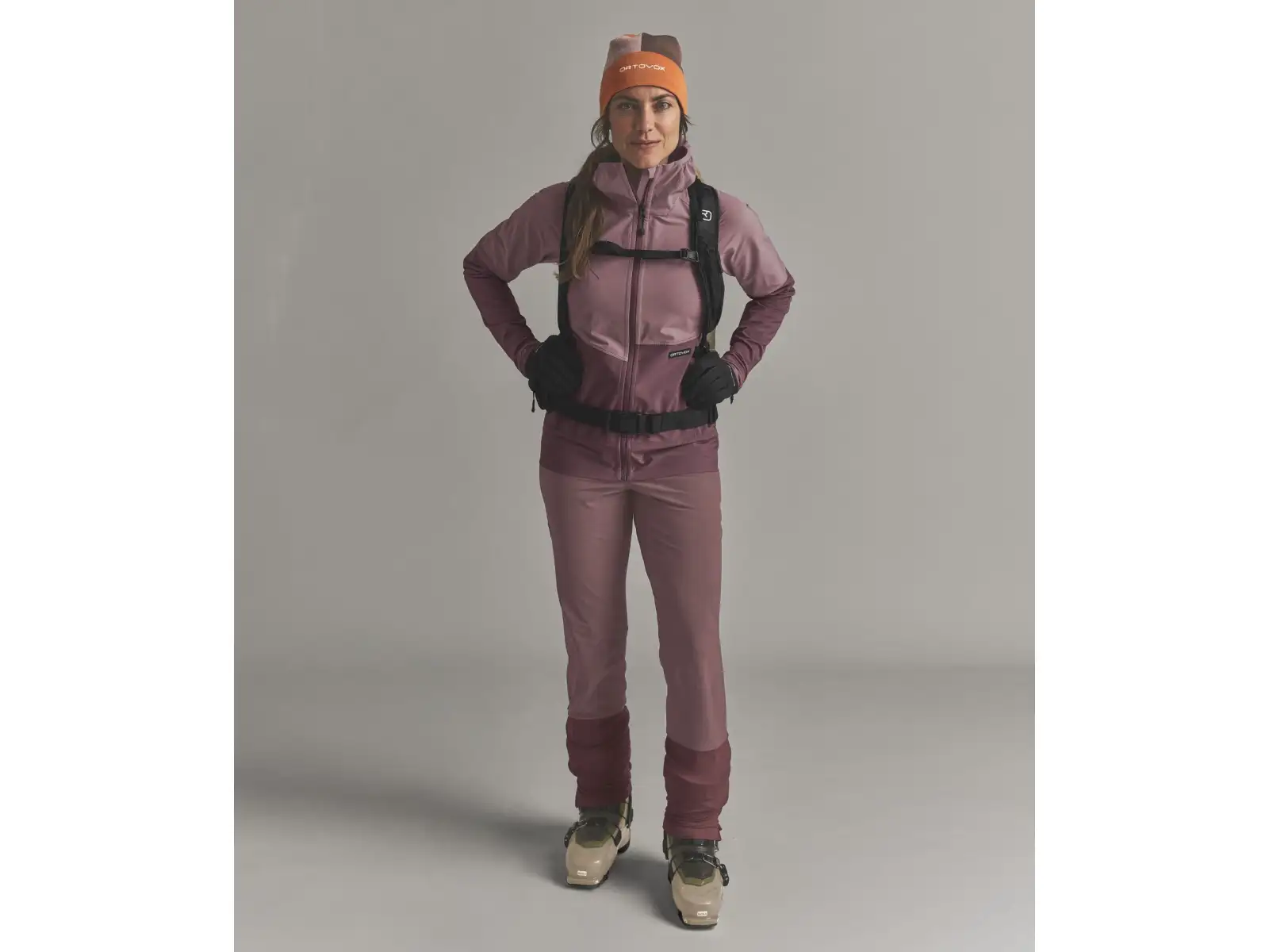 Ortovox Venet Softshell Stretch Pants dámske softshellové nohavice Chestnut