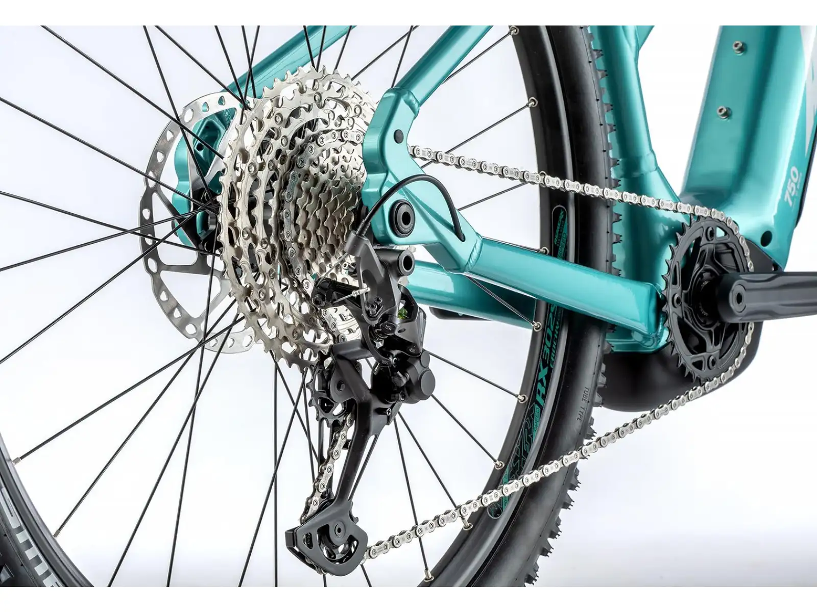 Apache Hupahu 1 Lady Pearl Teal horský elektrobicykel