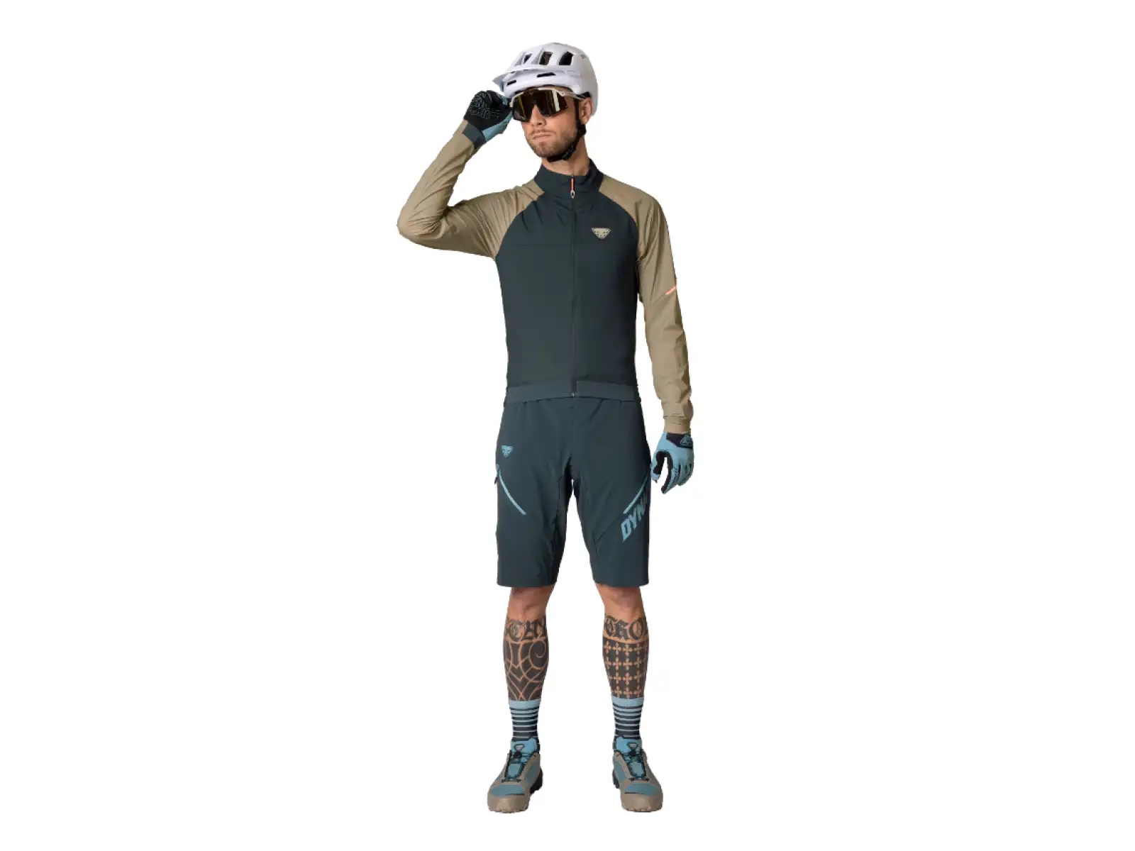 Dynafit Ride Wind pánska cyklistická bunda Rock Khaki
