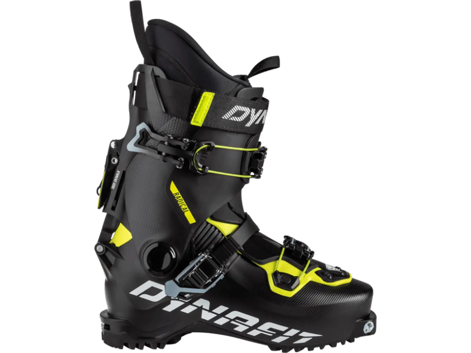 Dynafit Radical Ski Touring pánske lyžiarske topánky Black/Neon Yellow