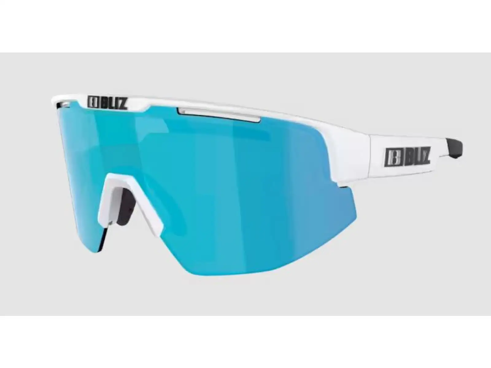 Bliz Matrix okuliare Small Matt White Smoke/Blue Multi Cat.3