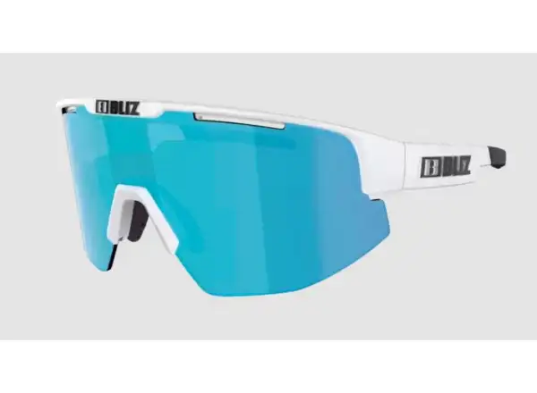 Bliz Matrix okuliare Small Matt White Smoke/Blue Multi Cat.3