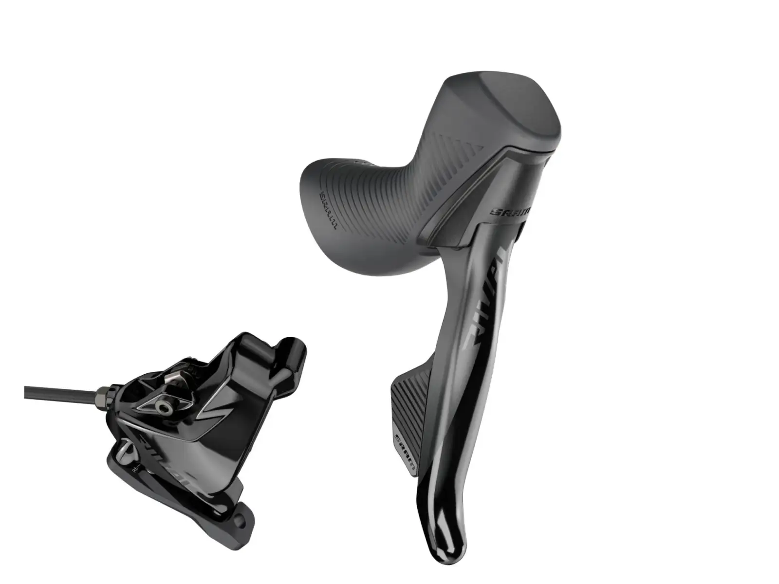 Sram Rival eTap AXS D1 pravá radiaca / brzdová páka a strmeň Flat Mount, vedenie 1800mm