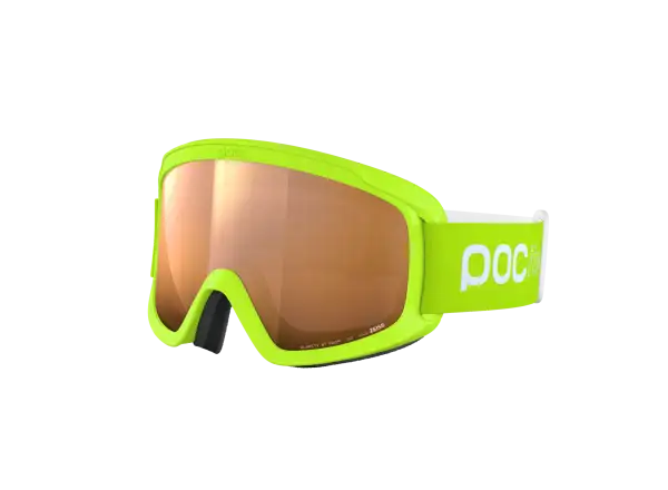 POC POCito Retina detské lyžiarske okuliare Fluorescent Yellow/Green/Partly Sunny Light Orange