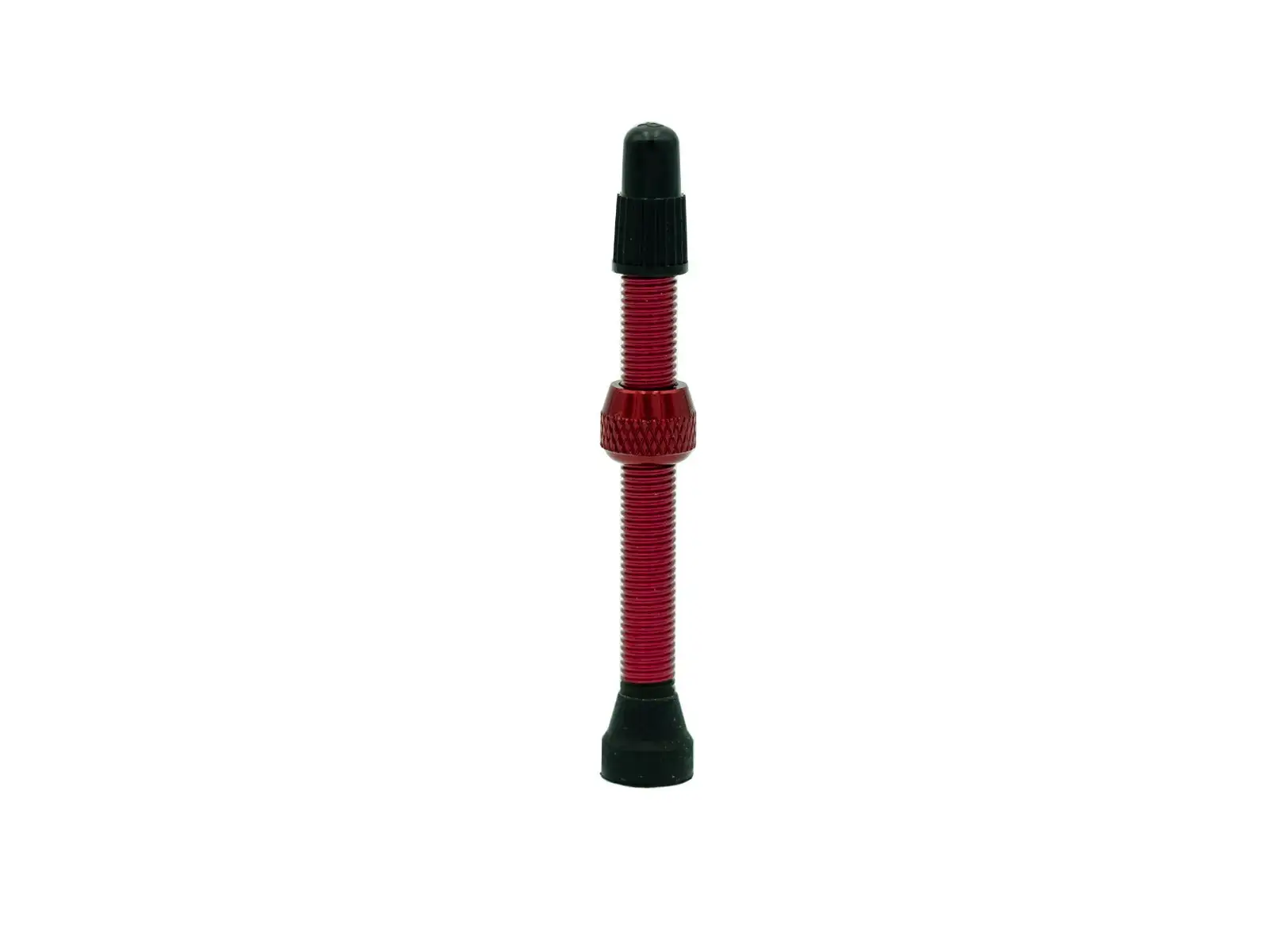 No Tubes Universal Tubeless Alu ventily 55 mm - pár červená