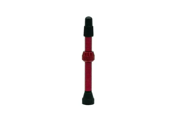 No Tubes Universal Tubeless Alu ventily 55 mm - pár červená