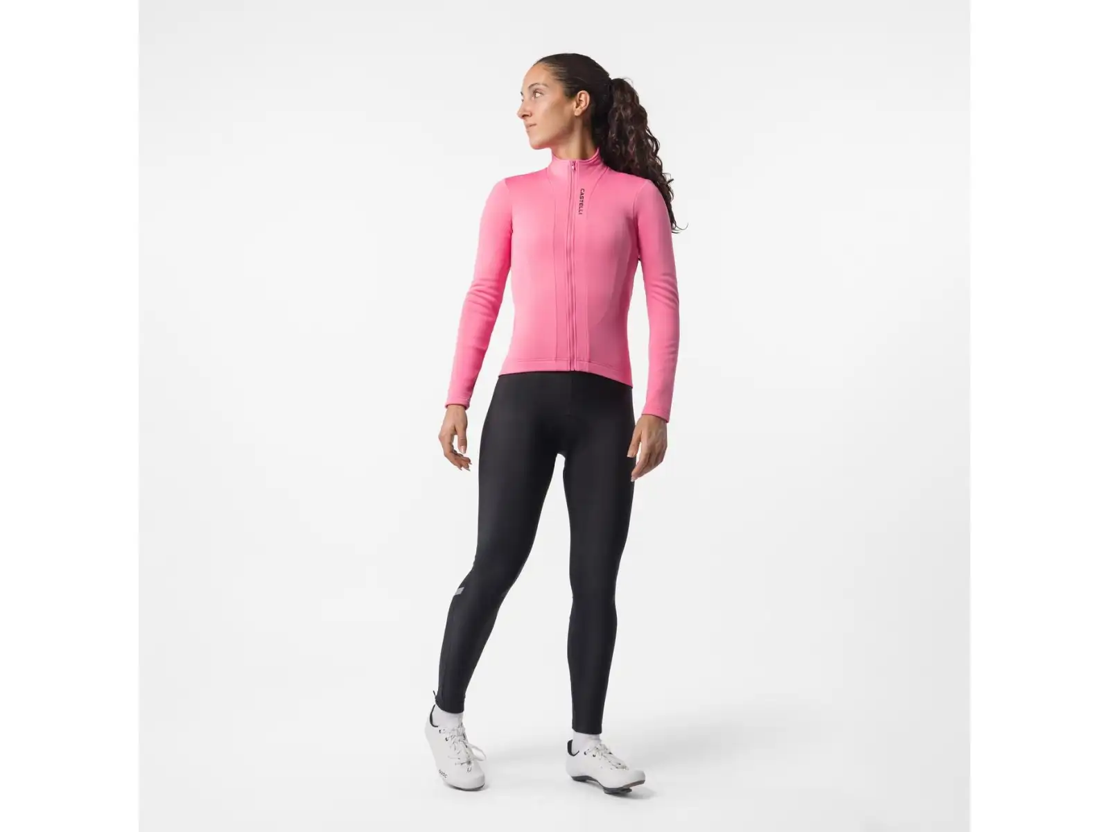 Castelli Sinergia 3 dámsky dres dlhý rukáv Rosa giro
