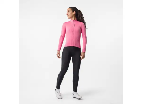 Castelli Sinergia 3 dámsky dres dlhý rukáv Rosa giro