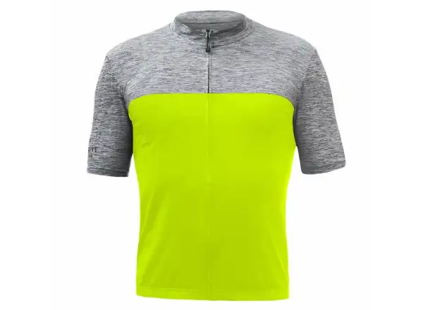 Sensor Cyklo Motion pánsky dres krátky rukáv Neon Yellow/sivá