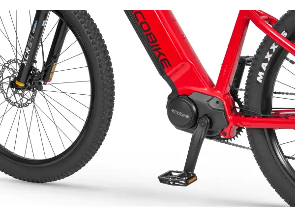 Ecobike RX 500 720 Wh Black Red horský elektrobicykel
