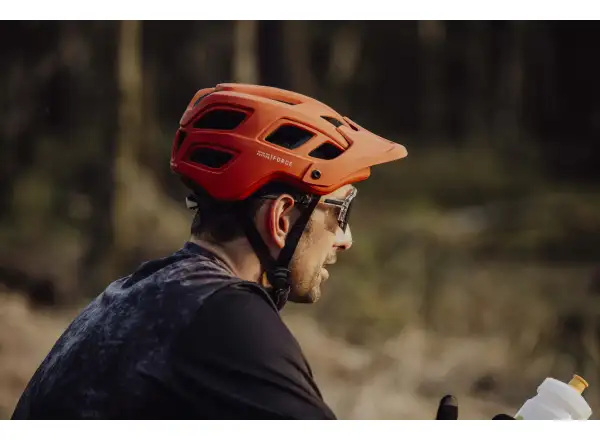 Force Ibex Mtb prilba oranžová matná