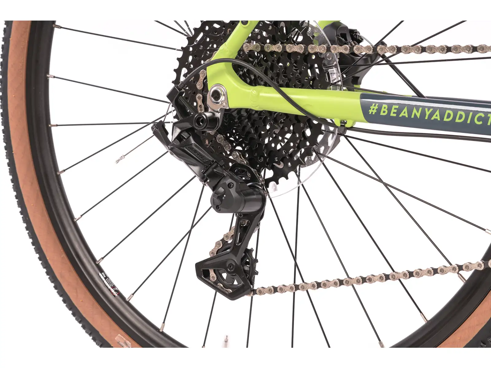 Beany Pulse 700 detský gravel bicykel neon yellow