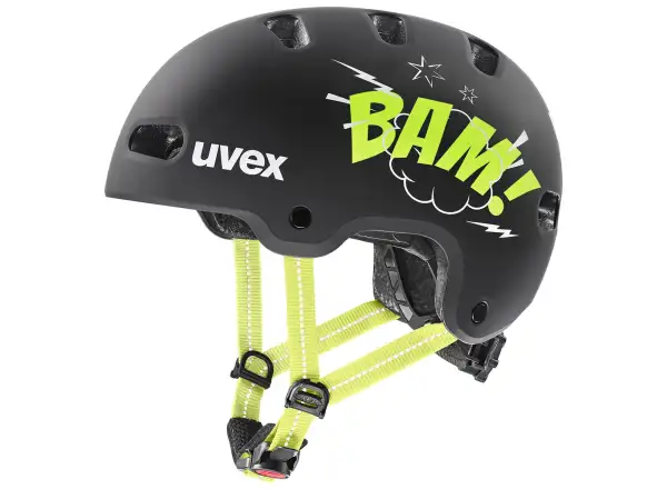 Uvex Kid 4 Style detská prilba Bam Black/Lime Matt
