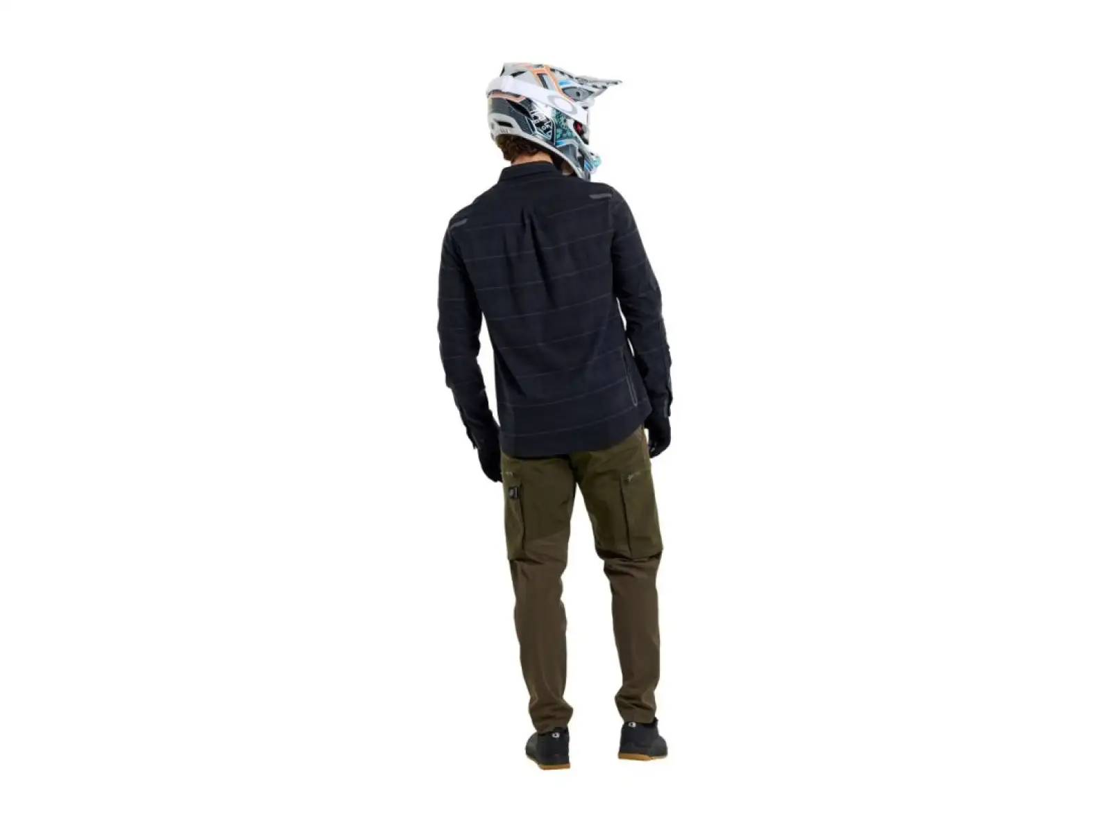 Troy Lee Designs Grind Flannel pánska košeľa Plaid Carbon