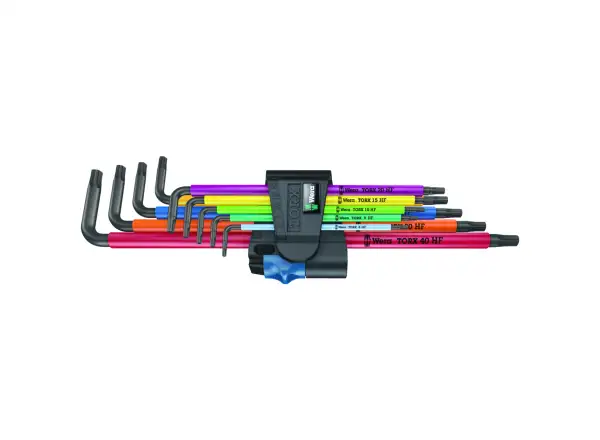 Wera 967/9 TX XL Multicolour HF 1 TORX L-kľúče dlhé s pridržiavaním sada 9 ks