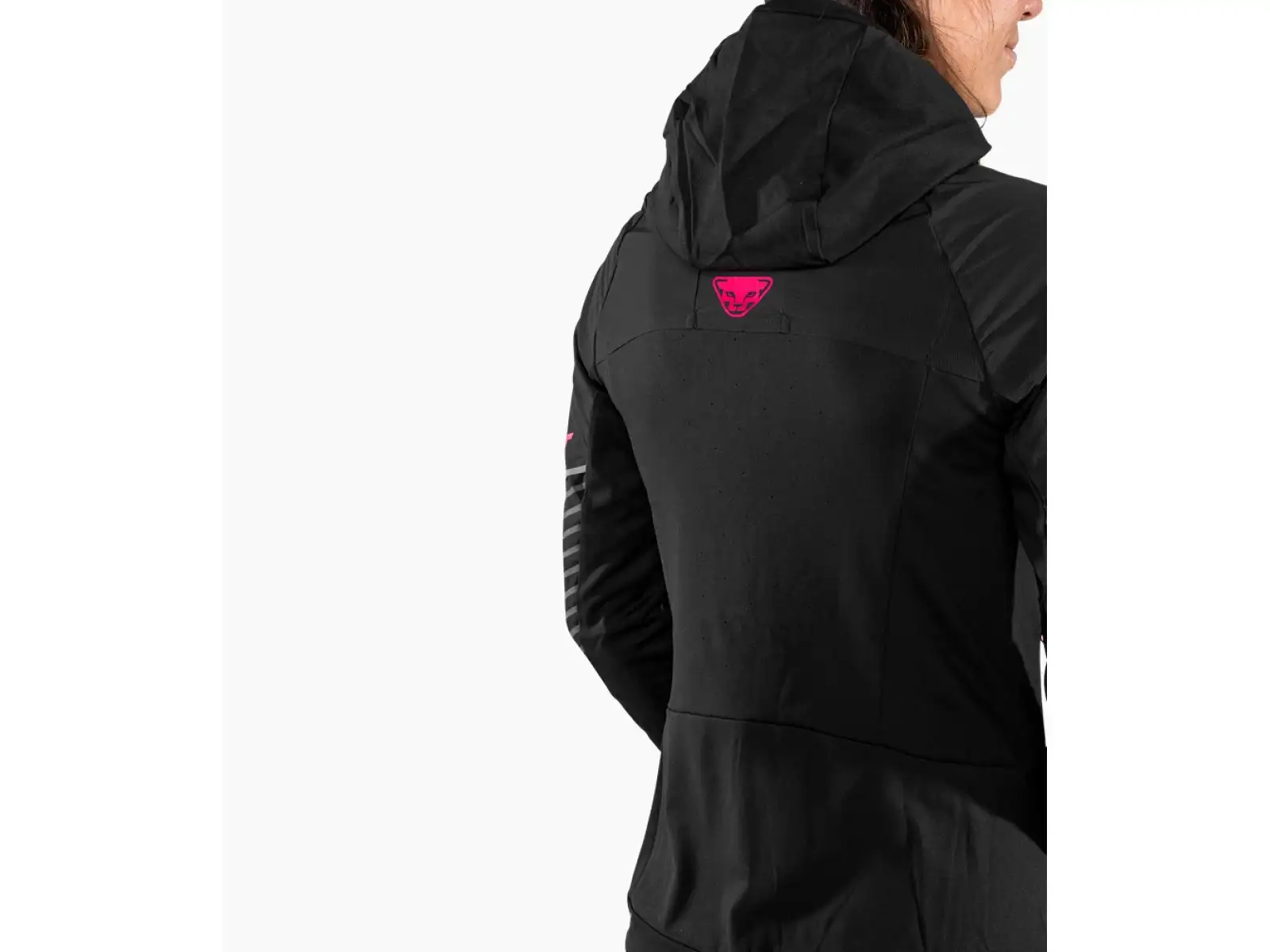 Dynafit Alpine Reflective dámska bunda Black Out/Pink Glo