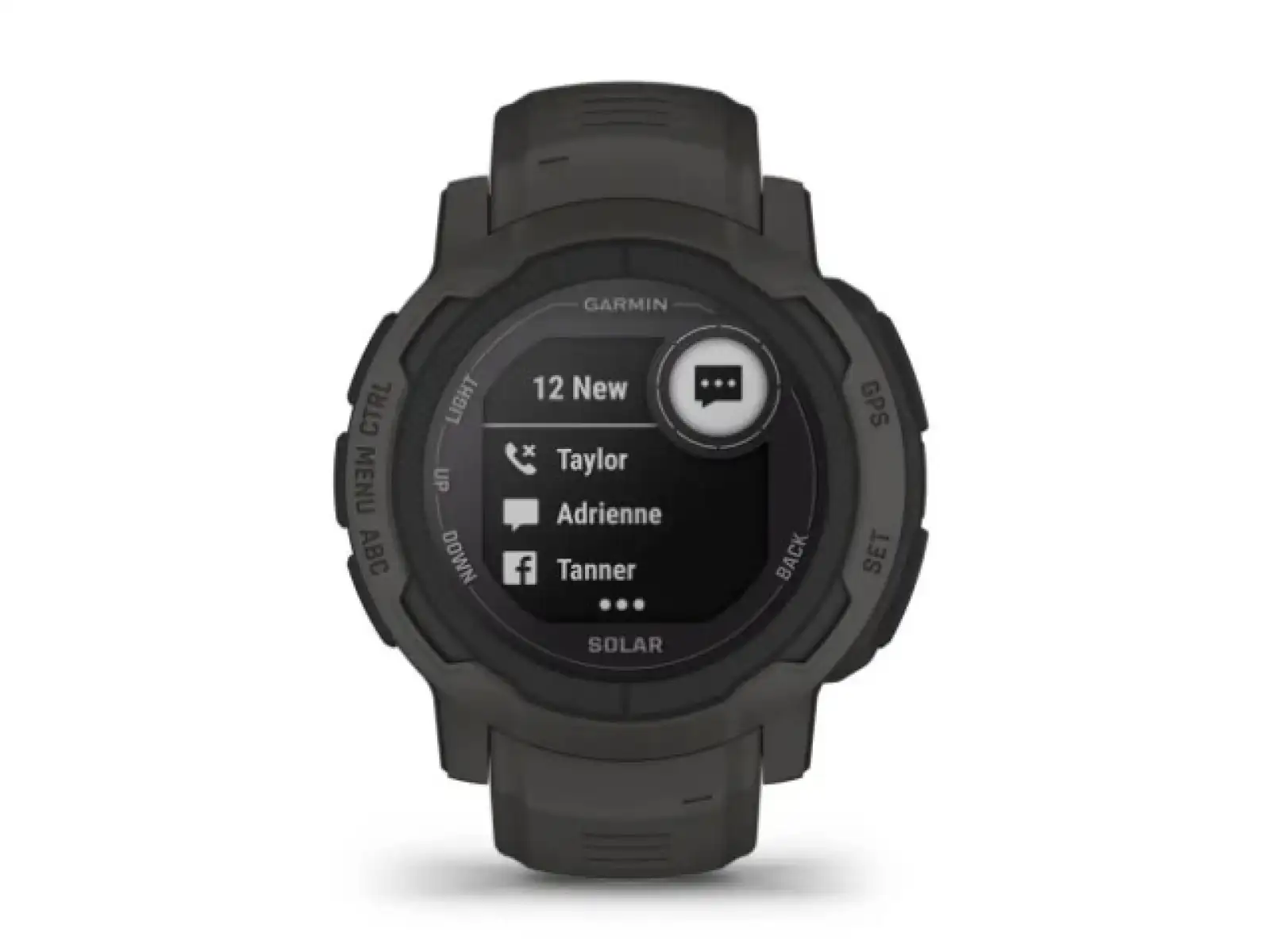 Garmin Instinct 2 Solar inteligentné hodinky Graphite