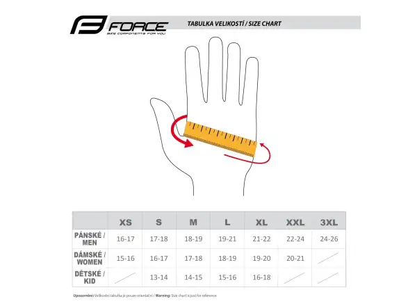 Force X72 zimné rukavice Fluo