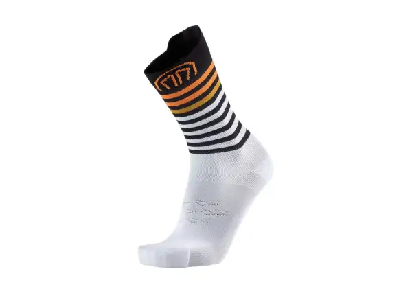 Sidas Run Anatomic Light Crew bežecké ponožky bielo-čierna