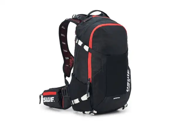 USWE Flow 16 batoh s chráničom chrbtice Black/Red 16 l