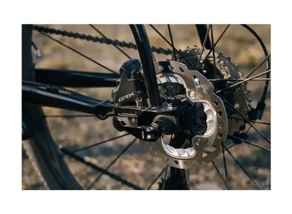 Shimano GRX ST-RX400 / BR-RX400 zadná brzda a radenie 10 sp. Flat Mount polymer+chladič