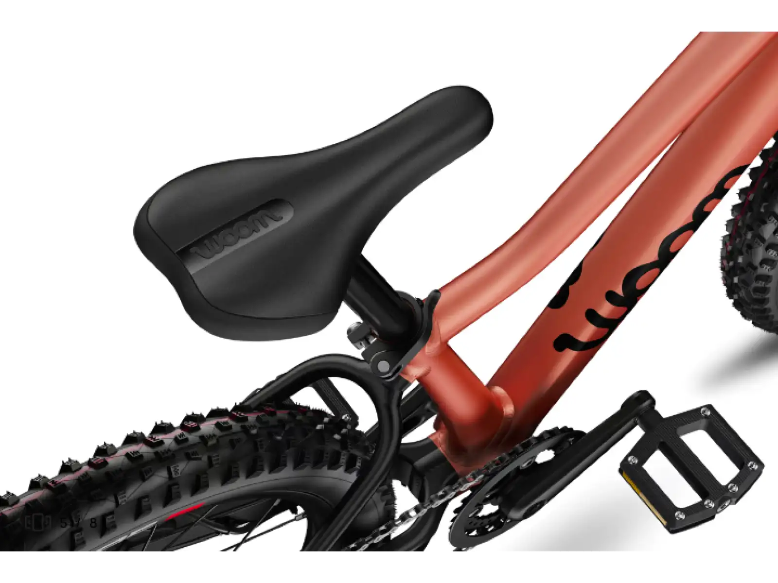 Woom 4 OFF AIR detský bicykel 20" Copper
