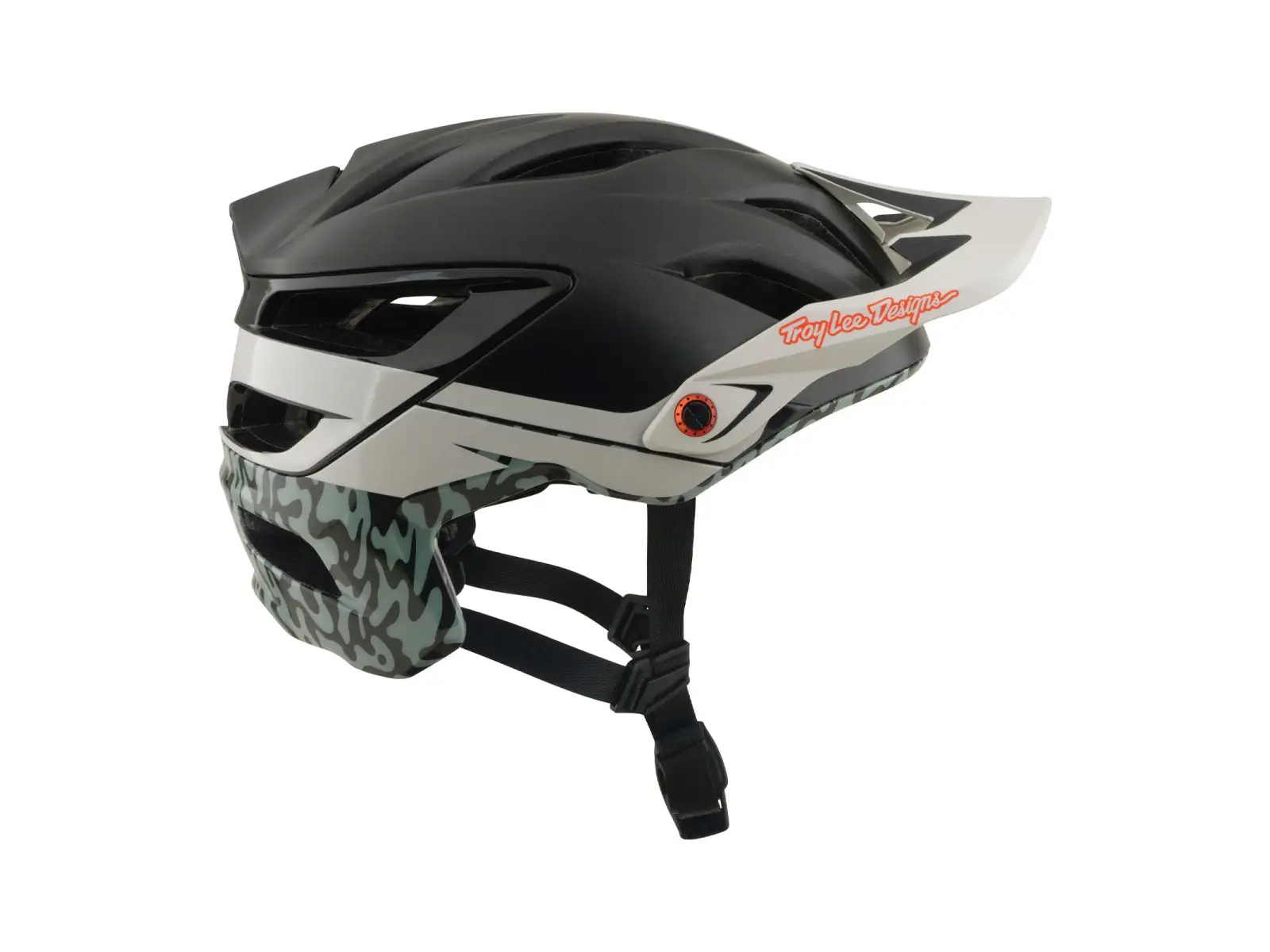 Troy Lee Designs A3 MIPS prilba Halo Charcoal/Pumice