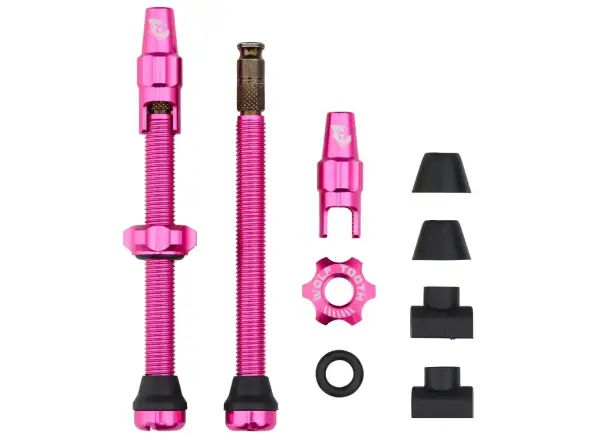 Wolf Tooth bezdušové ventilky Click Valve kit 60mm ružová
