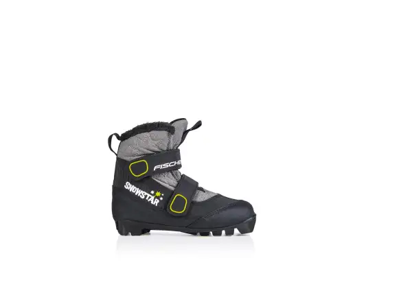 Fischer SNOWSTAR BLACK detské topánky na bežky