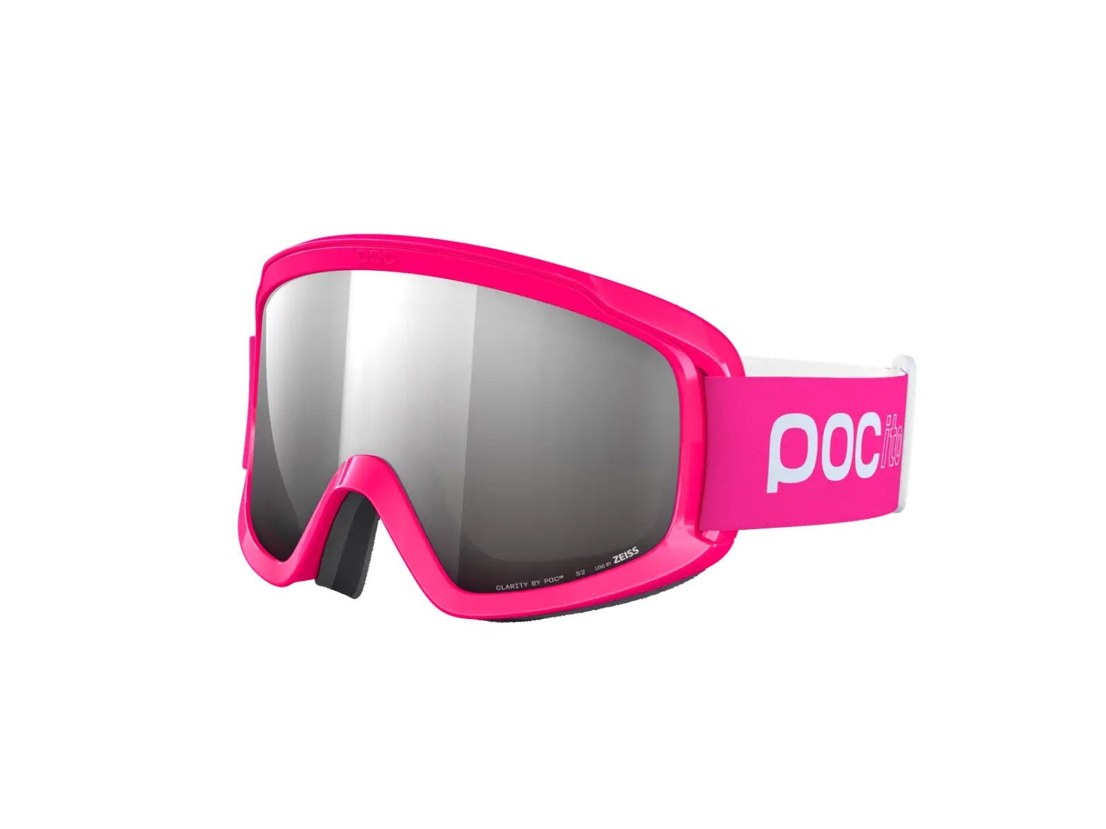 POC POCito Opsin detské lyžiarske okuliare Fluorescent Pink/Partly Sunny Silver