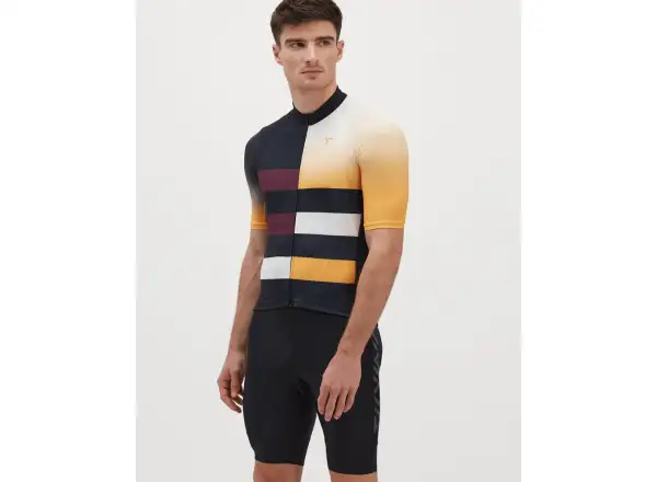 Silvini Mazzano pánsky dres s krátkym rukávom black/yellow