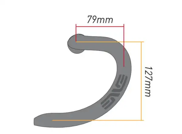 Enve Road Compact Drop cestné riadidlá čierna