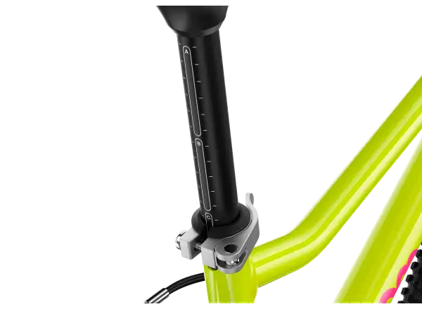 Woom GO 4 detský bicykel neon lime