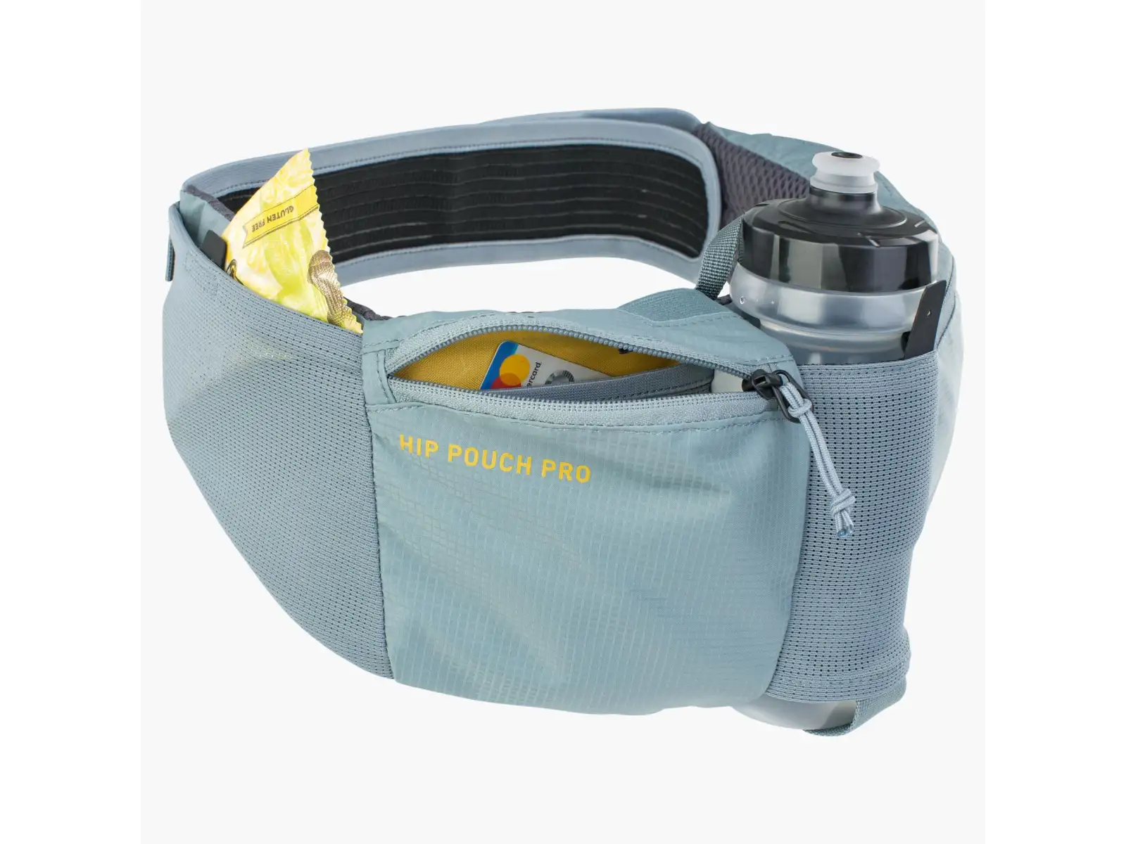 Evoc Hip Pouch Pro ľadvinka 1 l Steel + fľaša 0,55 l