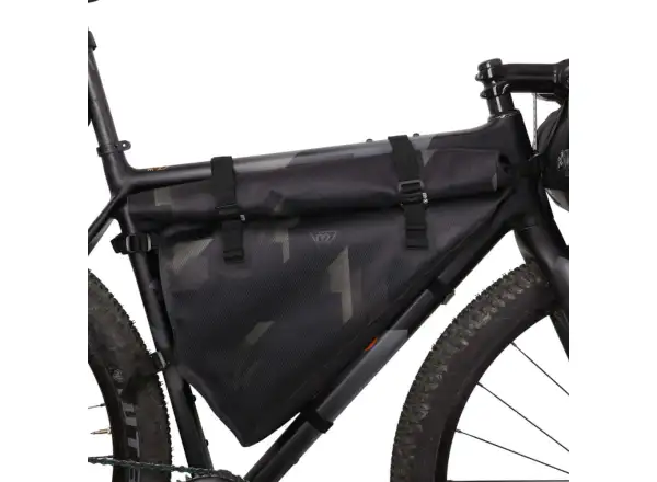 Woho X-Touring Dry taška do rámu 9 l Cyber-Camo Diamond čierna vel. M