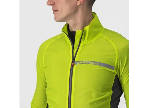 Castelli Squadra Stretch pánska bunda Electric Lime/Dark Grey