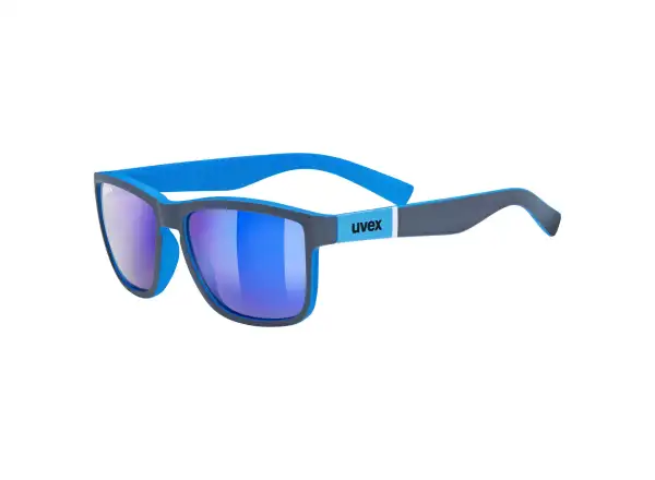 Uvex LGL 39 okuliare Grey Mat Blue/Mirror Blue