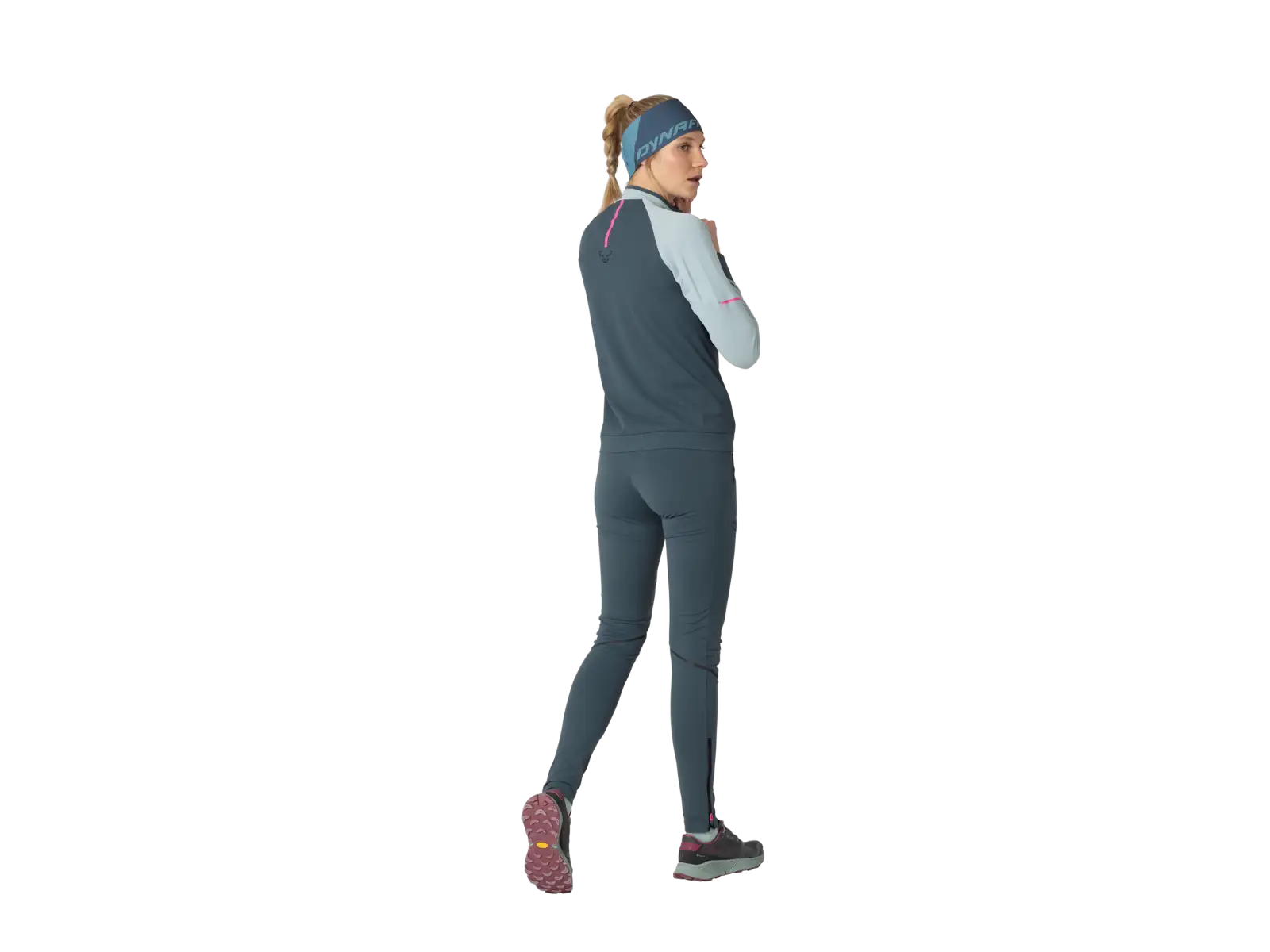 Dynafit Alpine 1/2 Zip dámske tričko dlhý rukáv Cloud Blue